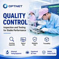 Transceptor Óptico 400GBASE-SR4 OSFP 850nm MPO-12 Multimodo de 100m para Servidor de Centro de Datos y Red de IA