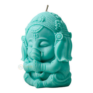 Bougies mignonnes en cire de soja d'aromathérapie Ganesh, touche décorative pour festivals et cadeaux pour vos occasions spéciales - Product Image 2