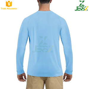 Camisa de protección solar de manga larga UPF 50 + para hombre de alto rendimiento, de secado rápido, transpirable, que absorbe la humedad, protección contra erupciones UV - Product Image 6