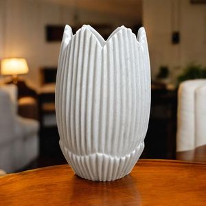 Great Quality In Reasonable Price Marble Flower <b>Vase</b> For High End Home Decor Collection Premium <b>Stone</b> And Artistic Finish - Product Image 2