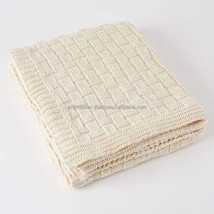Drap en coton personnalisé, plaid de luxe blanc à glands faits main, pour décoration de maison, vente en gros, - Product Image 2