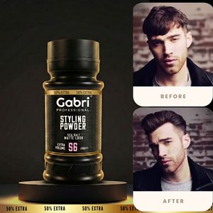 แว็กซ์จัดแต่งทรงผม Gabri Professional Retro S6 32 กรัม สูตรเกลือทะเล ให้ลุคแมทท์ เพิ่มวอลลุ่มพิเศษ จัดแต่งทรงได้ดีเยี่ยม ติดทนนาน ให้ลุคธรรมชาติ - Product Image 6