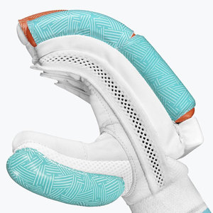 Guantes de bateo de cricket ligeros de fabricación profesional Guantes de bateo de cricket de cuero PU de alta calidad para unisex - Product Image 2