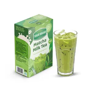 Bester Preis Instant-Matcha Milch-Tee-Geschmackspulver Premix tragbare bequeme Fruchtpulver-Tränkesäcke Stickbeutel für Tee