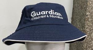 หมวกทรงบัคเก็ตผ้าฝ้ายทอลายทแยงสีดำปรับแต่งได้แฟชั่นหน้าร้อนใส่ตกปลาแบบลำลองส่งตรง - Product Image 5