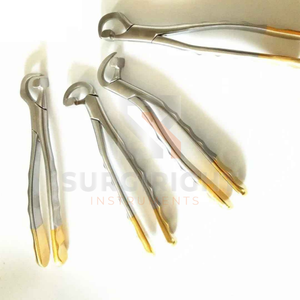 เครื่องมือผ่าตัดทางทันตกรรม Surgiright ใช้พลังงานไฟฟ้า สีเงิน/ทอง ทำจากสแตนเลส คีมจับแบบ 3 ขา จับถนัดมือ - Product Image 1