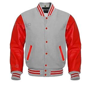 Chaqueta universitaria térmica informal para hombre, ropa de calle fresca, bombardero universitario de cuero para la universidad, ropa de calle versátil para hombre - Product Image 4