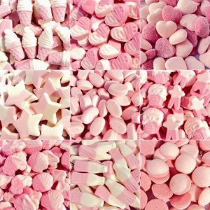 Caramelos Suecos Personalizados al por Mayor, Sabor a Fresa y Vainilla, Sin Gelatina, Certificados Halal, Fábrica de Origen, Caramelos Halal - Product Image 1