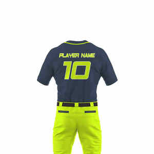 Ensemble d'uniformes de baseball de haute qualité, vêtements d'équipe de haute qualité, respirants et grandes tailles, personnalisables OEM, prix bas, haut d'uniforme - Product Image 6