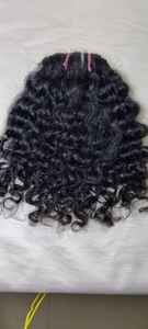 Approvisionnement Direct Usine Extensions de Cheveux Humains Vierges Remy Indiens Bruts JERRY HAIRS Modèle JH003 100g Ondulés Naturels Pas Chers Ondulés Profonds Desserés - Product Image 5