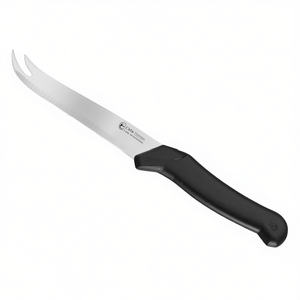 Cuchillo de Cocina CASA Black and Chrome BV90740 de Acero Inoxidable, Cuchillo para Cítricos de 12 cm, Herramienta para Frutas y Verduras - Product Image 2