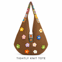 Sac fourre-tout en tissu tricoté serré, unisexe, design uni, service d'échantillonnage rapide, vente en gros directe d'usine, logo personnalisé pris en charge