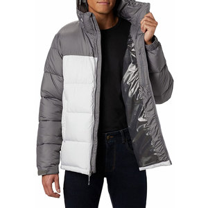 Veste matelassée d'hiver pour hommes avec logo personnalisé haute qualité OEM Service décontracté toile style col montant High Street nouveau design gonflé - Product Image 6