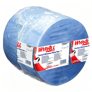 Chiffon d'essuyage WYPALL L30 bleu 3 plis, 1000 lingettes par rouleau, KIMBERLY-CLARK, environ 7359 L380xW350mm pour le nettoyage - Product Image 3