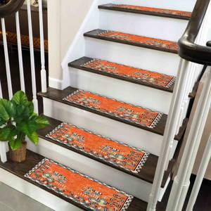 Alfombra de Lana Estampada con Diseño de Patchwork, Tradicional, Étnica, Suave, Personalizada, Ecológica, Fácil de Limpiar, con Respaldo de Látex - Product Image 1