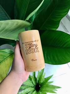 Eco Friendly Wholesale Natural Bamboo <b>Cups</b> Biodegradable <b>Reusable</b> Wooden Coffee Mugs Handmade Organic Bamboo Tea <b>Cups</b> - Product Image 4
