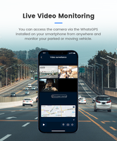 Moniteur de recul SEEWORLD V6-S avec GPS Tracker, caméra embarquée 3 canaux pour camions avec GPS