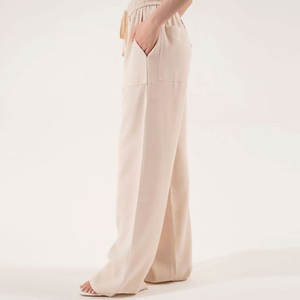 กางเกงเอวสูงสำหรับผู้หญิง, กางเกงสไตล์ลำลองระบายอากาศได้ดีน้ำหนักเบาขายดีสำหรับฤดูหนาว - Product Image 3