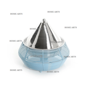 Plato calentador de alimentos de hierro de último diseño, plato para servir alimentos de forma redonda de tamaño personalizado del fabricante en la India - Product Image 2