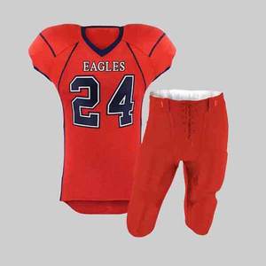 Uniformes de entrenamiento de fútbol americano transpirables de alta calidad, conjuntos hechos en fábrica para jóvenes y adultos, manga corta, recién llegados - Product Image 2