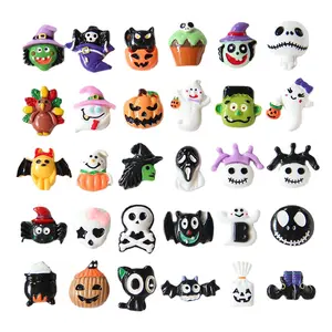 Dơi Bí Ngô Ma Cà Rồng Halloween Bằng Nhựa Dẻo Đáy Phẳng Sổ Lưu Niệm Tự Làm Tô Điểm Trang Sức Phụ Kiện Trang Trí Thủ Công