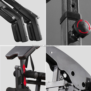 Zoshine Thiết Bị Tập Thể Dục Smith Máy Combo Huấn Luyện Viên Với Có Thể Điều Chỉnh Băng Ghế Dự Bị Và Ròng Rọc Hệ Thống - Product Image 6