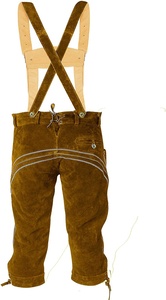 Oktobarfest Lederhosen Bavarlian Pantalon genou bund Lederhosen Pour Hommes - Product Image 2