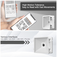 Módulo Escáner de Código de Barras Integrado WCMI, Lector QR USB TTL RS232 OEM CE Blanco en Stock para Kiosco, Punto de Venta y Máquina Expendedora