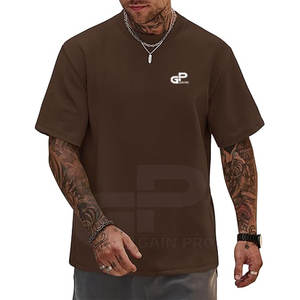 เสื้อยืดโอเวอร์ไซส์แฟชั่นสำหรับผู้ชายทรงหลวมเสื้อผ้าลำลองแขนสั้นผ้าฝ้ายนุ่มใส่ได้ทุกวันสไตล์สตรีท - Product Image 1