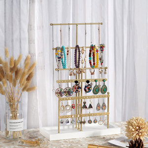 Porte-bijoux écologique Porte-bijoux durable de haute qualité Nouveau design de l'Inde au prix de gros Couleur or brillant - Product Image 4