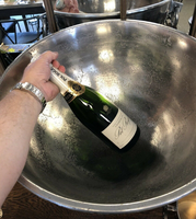 Refroidisseur de vin en or de luxe en acier inoxydable Refroidisseur de champagne Bière Punch Bowl bar Seau à glace pour fête de mariage