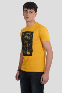 T-shirts en coton de qualité supérieure fabriqués en Inde pour hommes motif imprimé en tissu doux bio-lavé à manches courtes coupe ajustée vêtements d'été décontractés - Product Image 3