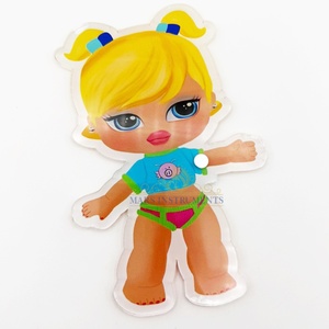 Acrylic Lash Extension Tile with Flower & Butterfly Shapes and <b>Magnet</b> Holder Tweezers for Eyelash Extension - Product Image 3