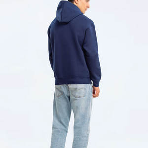 Sudadera con Capucha Extra Grande para Hombre, 100% Algodón, Gruesa para Invierno, con Bolsillos Laterales, Estilo Urbano, Sin Cordones, Felpa Lisa Teñida - Product Image 6