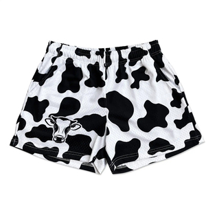 Shorts de streetwear vintage pour hommes Shorts unis à double maille à sublimation personnalisée OEM Short d'été décontracté pour hommes Surf Short de bain - Product Image 5