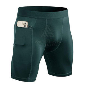 Custom Logo Low Moq Tight <b>Men</b> Running Gym <b>Compression</b> <b>Shorts</b> New Arrival <b>Compression</b> <b>Shorts</b> - Product Image 2