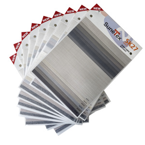 Thiết kế mới 100% polyester khối ánh sáng nhà máy trực tiếp bán khuyến mãi tuyệt sang trọng <span class=keywords><strong>Zebra</strong></span> rèm vải cho cửa sổ điều trị - Product Image 6