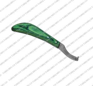 Cuchillo de pezuña de hoja curvada Cuchillo de recorte de pezuña de caballo de acero inoxidable por TARIQ MFG CO CE ISO EU - Product Image 2