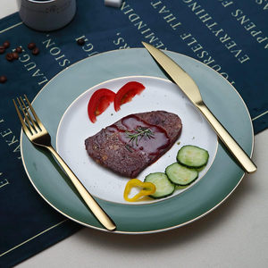 Premium Quality 18/10 Wedding Durable Gold Knife and Fork <b>Set</b> Stainless Steel <b>Flatware</b> <b>Set</b> - Product Image 6