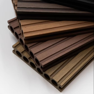 Carrelages de sol de jardin imperméables à l'eau DIY Plancher extérieur Wpc Composite Decking Board <span class=keywords><strong>Effet</strong></span> Bois - Product Image 1