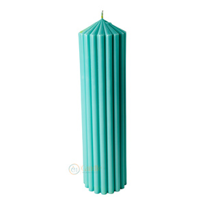 Vela de pilar de cera de soja de línea decorativa de 10,5 \ "para decoración del hogar bodas festivales Navidad Pascua-para fiestas bares Diwali - Product Image 4