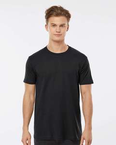 T-shirts pour hommes pré-rétrécis, coupe classique douce, coton premium, fibre de bambou, col rond, couleur unie, séchage rapide - Product Image 2