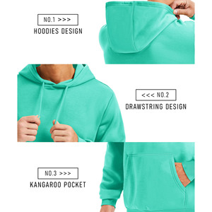 Sweat à capuche personnalisé vierge à fermeture éclair 100% coton épais Streetwear pull unisexe sweats à capuche de luxe sweats surdimensionnés en polaire - Product Image 6