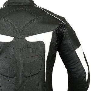 Chaquetas de Motocicleta de Cuero Transpirable para Hombre de Alta Calidad y Bajo Precio, Diseño Único con Contraste de Color - Product Image 3