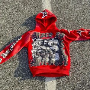 Sweat à capuche personnalisé avec impression 3D pullover unisexe décontracté Street Wear sweats à capuche lourds sérigraphie sweats à capuche - Product Image 1