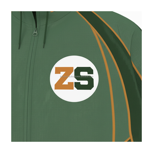 Ensemble coupe-vent de qualité supérieure polyester haute densité 220 GSM tissu imperméable et respirant panneaux verts logo personnalisé et impression grande taille - Product Image 6