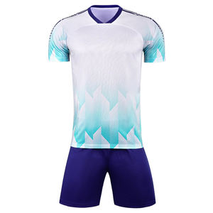 Diseño personalizado y logotipos poliéster transpirable sublimación fútbol Jersey Kits equipo personalizado ropa deportiva uniforme de fútbol de los hombres - Product Image 6