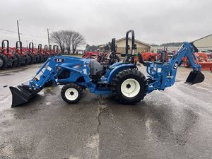 LS 24HP <b>Ride</b>-On Lawn Mower <b>Tractor</b> with Front Loader & Backhoe 28V & Grass Box for Residential Use Core Component Bearing - Product Image 2