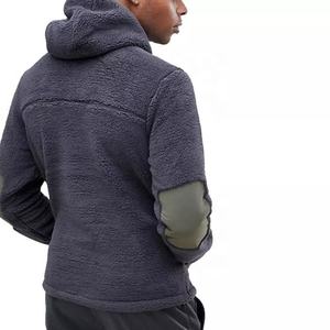 Wholesale hot sell winter <b>jumper</b> half zip custom <b>fleece</b> hoodie <b>men</b> - Product Image 2