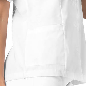 Haut de gommage médical pour femmes de couleur blanche de haute qualité, léger, meilleurs designs, haut de gommage Offre Spéciale respirant avec les derniers designs - Product Image 4